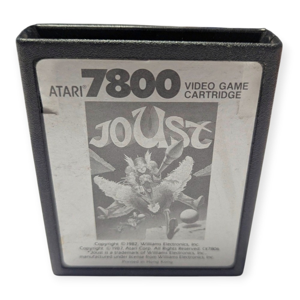 Joust Atari 7800‎ Video Game Cartridge Retro Arcade Action 1987 CX7806